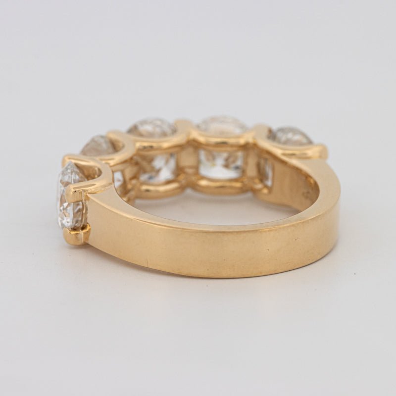 5 Half Round Floating Eternity Ring (LG) - ZIZOV DIAMONDS