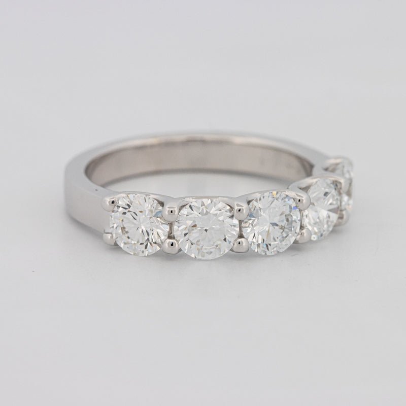 5 Half Round Floating Eternity Ring (LG) - ZIZOV DIAMONDS