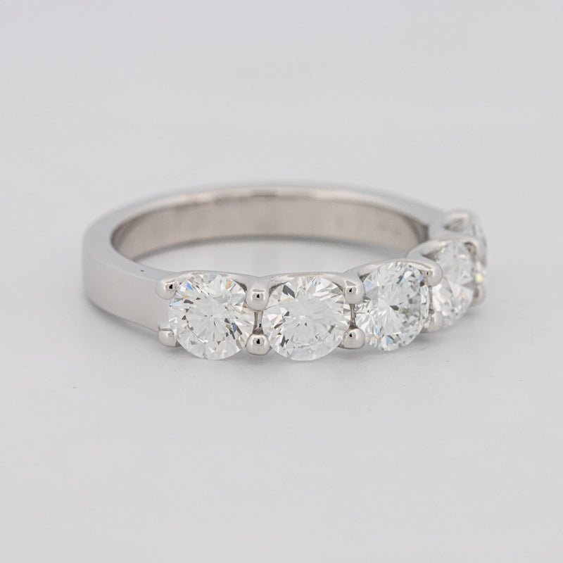5 Half Round Floating Eternity Ring (LG) - ZIZOV DIAMONDS
