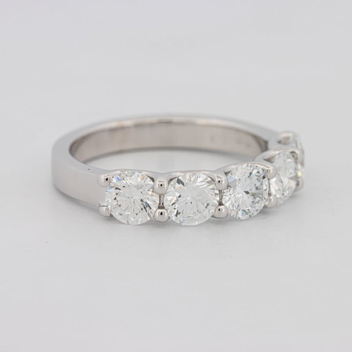 5 Half Round Floating Eternity Ring (LG) - ZIZOV DIAMONDS