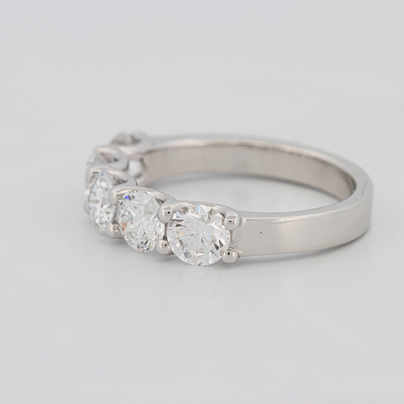 5 Half Round Floating Eternity Ring (LG) - ZIZOV DIAMONDS