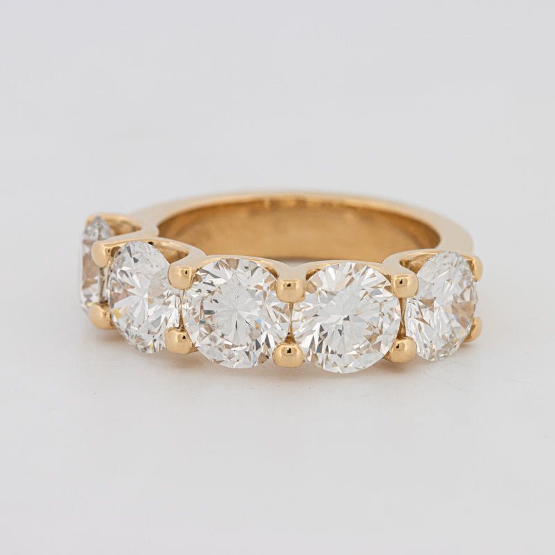 5 Half Round Floating Eternity Ring (LG) - ZIZOV DIAMONDS