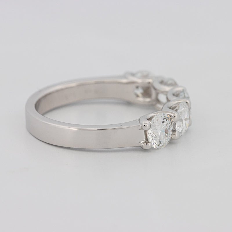 5 Half Round Floating Eternity Ring (LG) - ZIZOV DIAMONDS