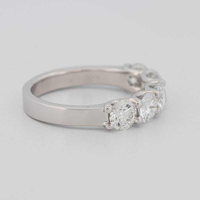 5 Half Round Floating Eternity Ring (LG) - ZIZOV DIAMONDS