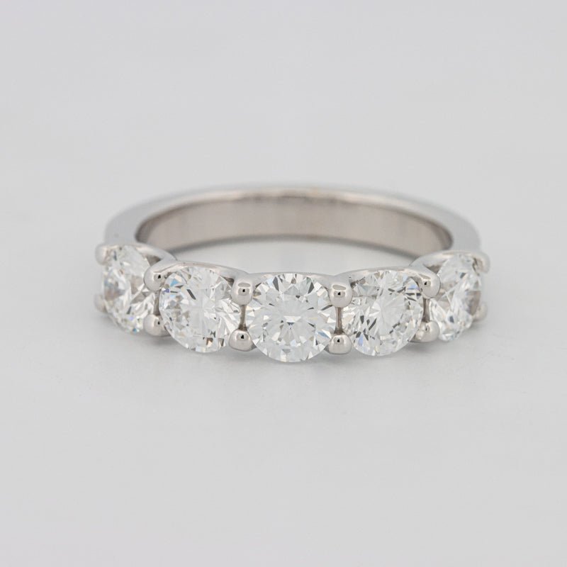 5 Half Round Floating Eternity Ring (LG)