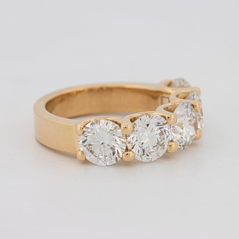 5 Half Round Floating Eternity Ring (LG) - ZIZOV DIAMONDS