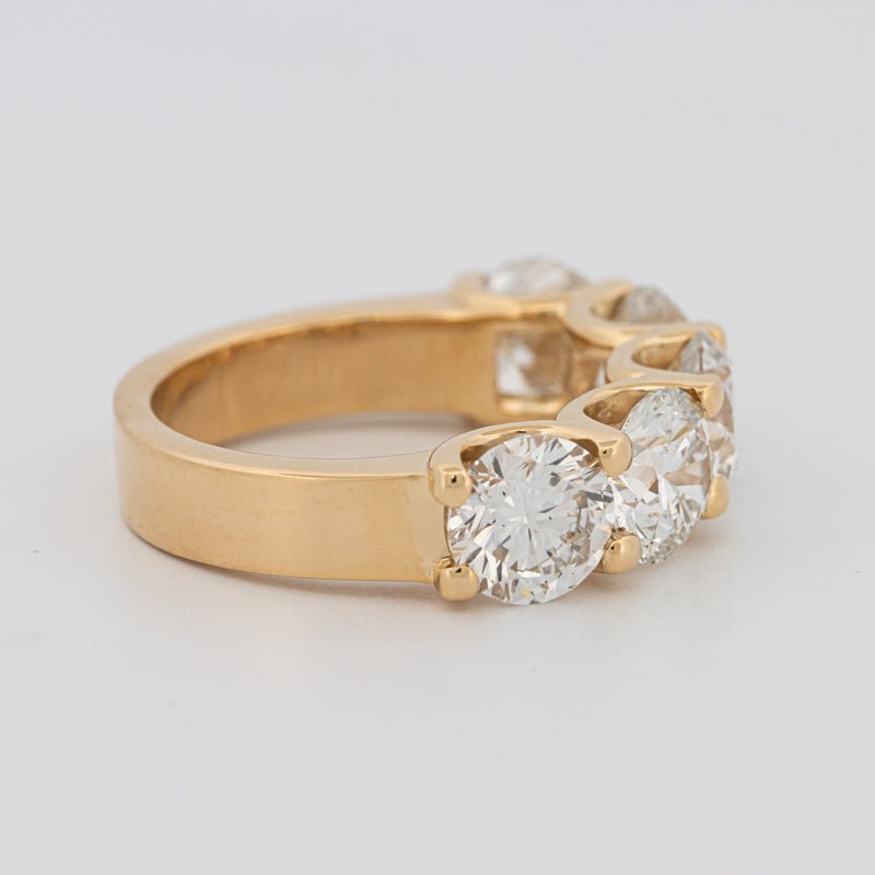 5 Half Round Floating Eternity Ring (LG) - ZIZOV DIAMONDS