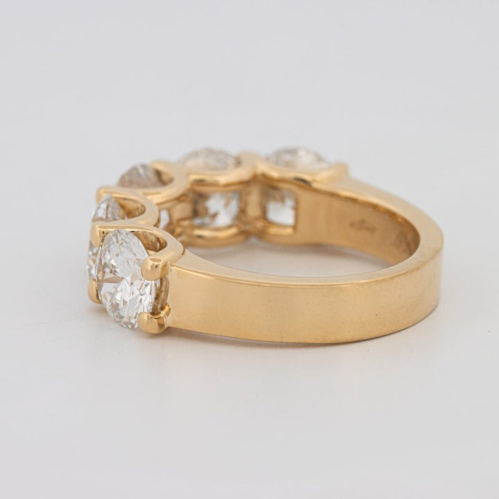 5 Half Round Floating Eternity Ring (LG) - ZIZOV DIAMONDS