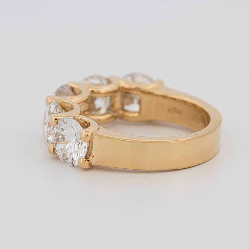 5 Half Round Floating Eternity Ring (LG) - ZIZOV DIAMONDS