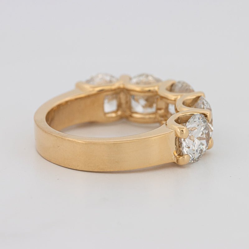 5 Half Round Floating Eternity Ring (LG) - ZIZOV DIAMONDS