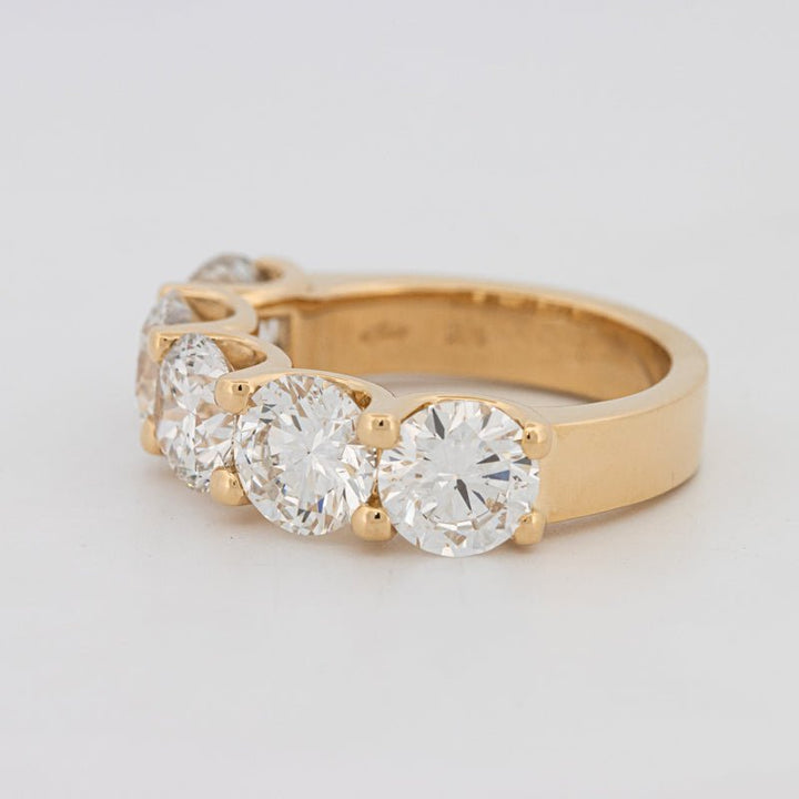 5 Half Round Floating Eternity Ring (LG) - ZIZOV DIAMONDS