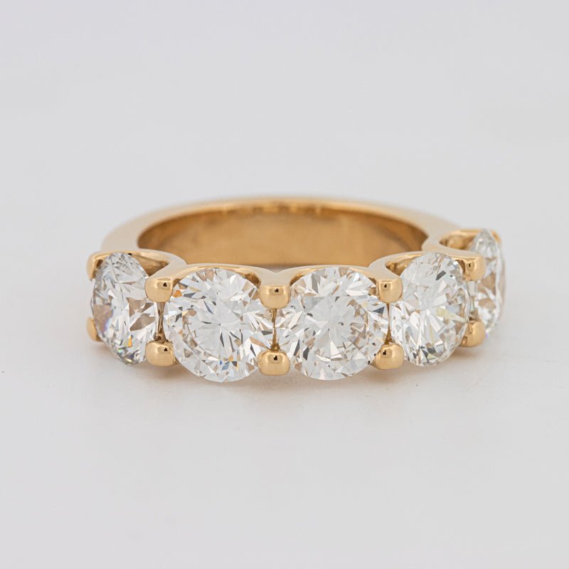 5 Half Round Floating Eternity Ring (LG) - ZIZOV DIAMONDS