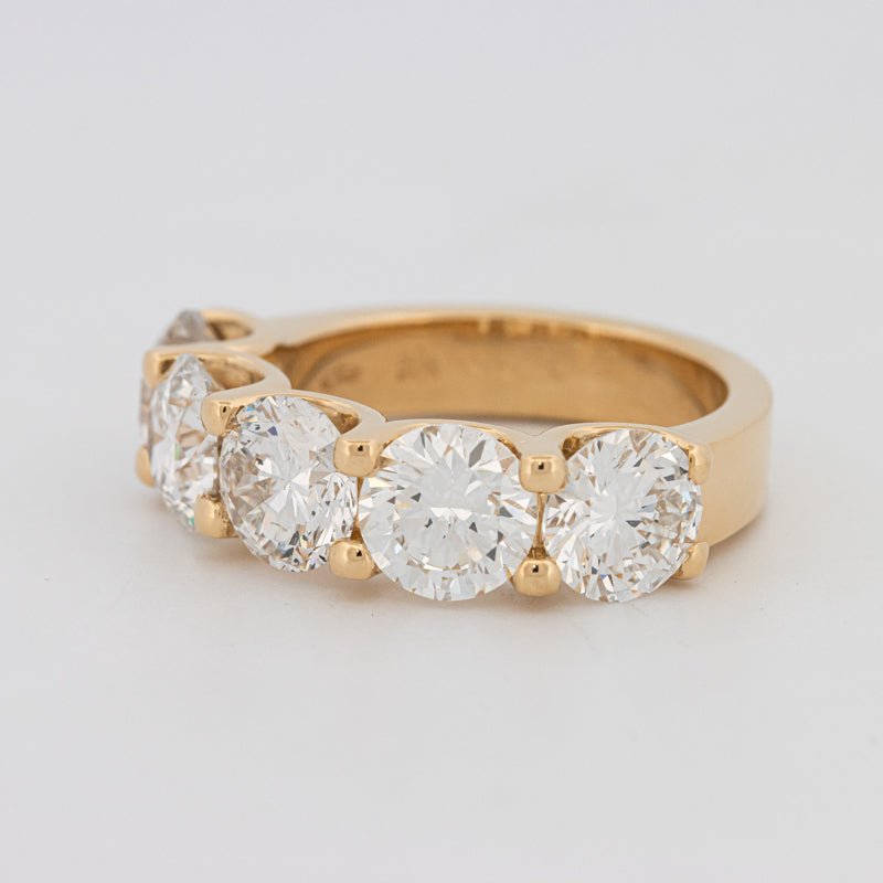 5 Half Round Floating Eternity Ring (LG) - ZIZOV DIAMONDS