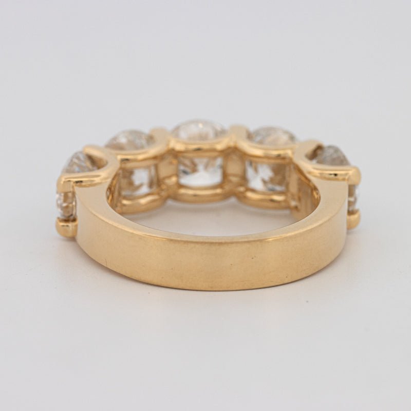 5 Half Round Floating Eternity Ring (LG) - ZIZOV DIAMONDS