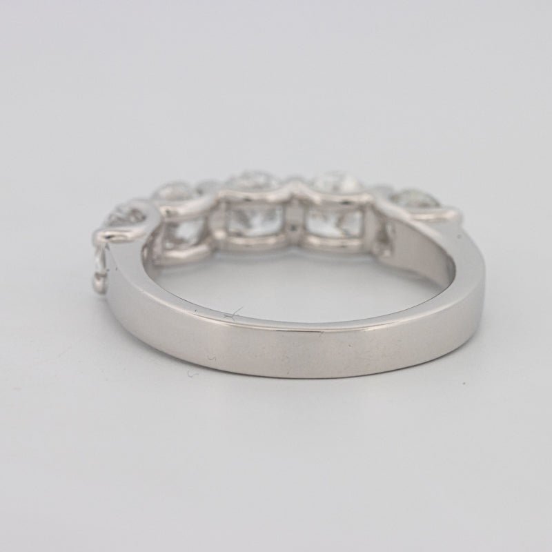 5 Half Round Floating Eternity Ring (LG) - ZIZOV DIAMONDS