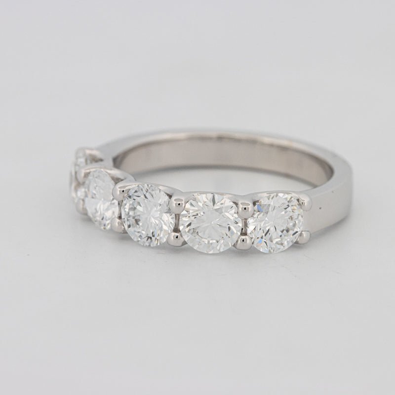 5 Half Round Floating Eternity Ring (LG) - ZIZOV DIAMONDS