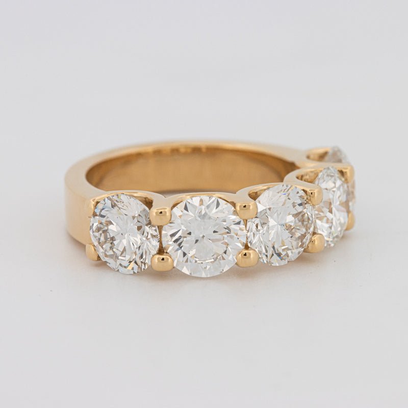 5 Half Round Floating Eternity Ring (LG) - ZIZOV DIAMONDS