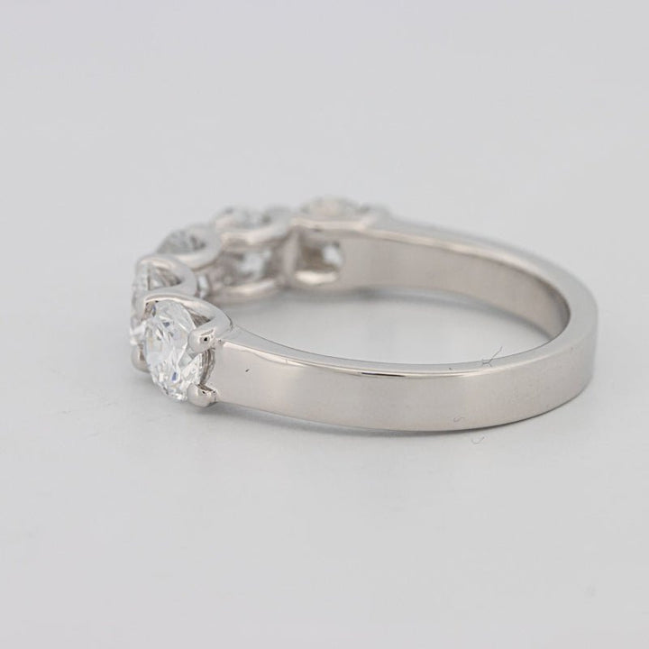 5 Half Round Floating Eternity Ring (LG) - ZIZOV DIAMONDS