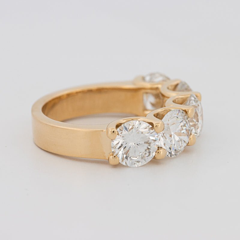 5 Half Round Floating Eternity Ring (LG) - ZIZOV DIAMONDS