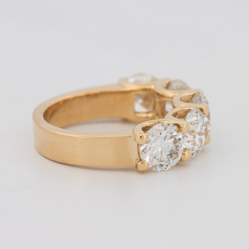 5 Half Round Floating Eternity Ring (LG) - ZIZOV DIAMONDS