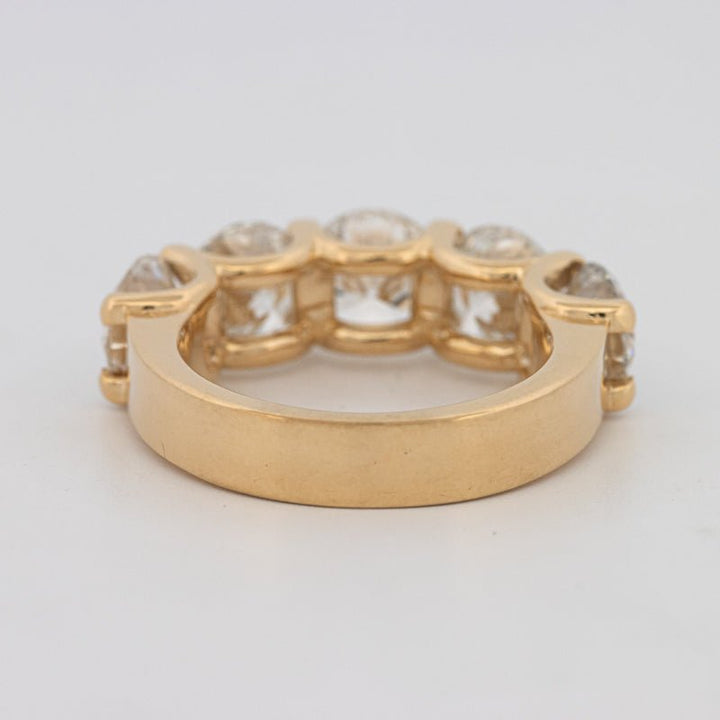 5 Half Round Floating Eternity Ring (LG) - ZIZOV DIAMONDS