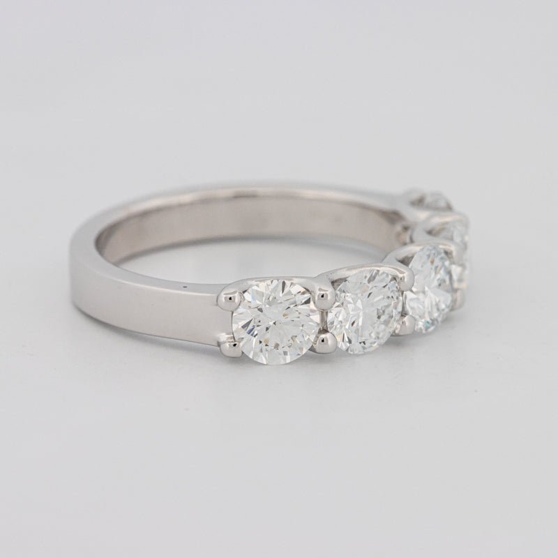 5 Half Round Floating Eternity Ring (LG) - ZIZOV DIAMONDS