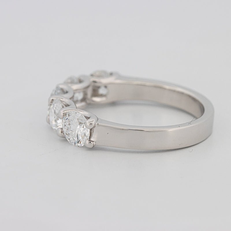 5 Half Round Floating Eternity Ring (LG) - ZIZOV DIAMONDS