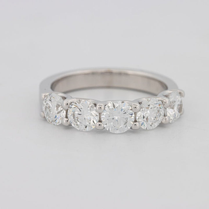 5 Half Round Floating Eternity Ring (LG) - ZIZOV DIAMONDS