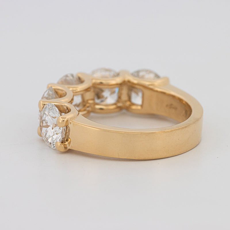 5 Half Round Floating Eternity Ring (LG) - ZIZOV DIAMONDS