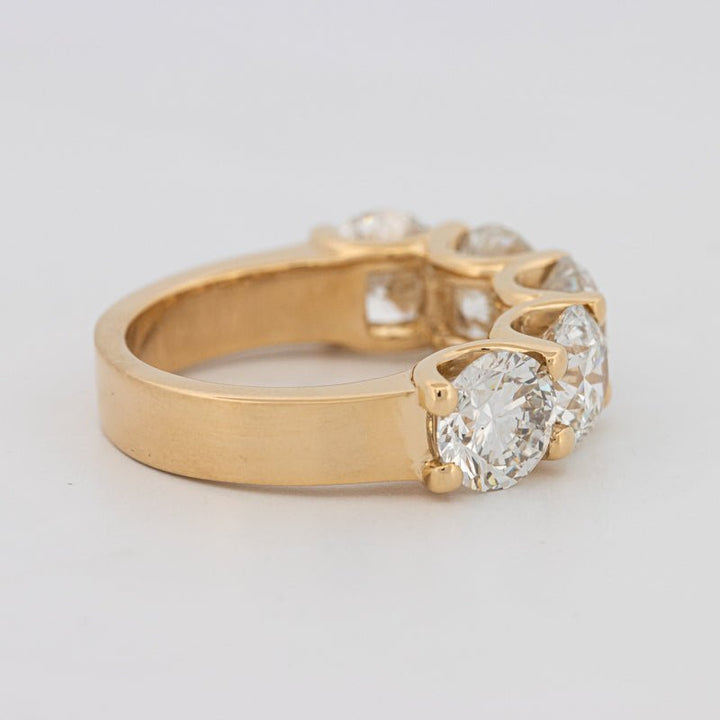 5 Half Round Floating Eternity Ring (LG) - ZIZOV DIAMONDS