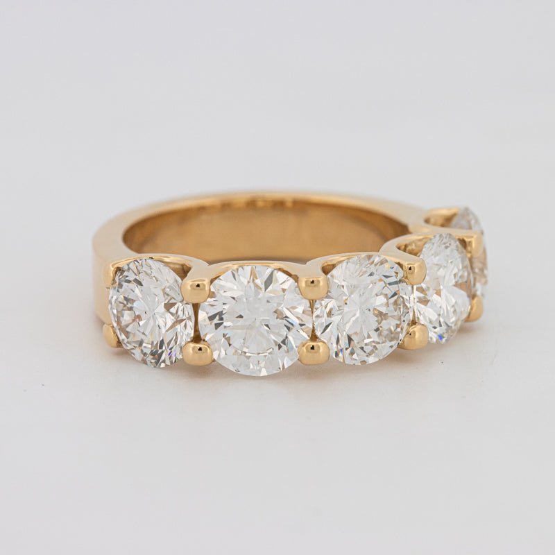 5 Half Round Floating Eternity Ring (LG) - ZIZOV DIAMONDS