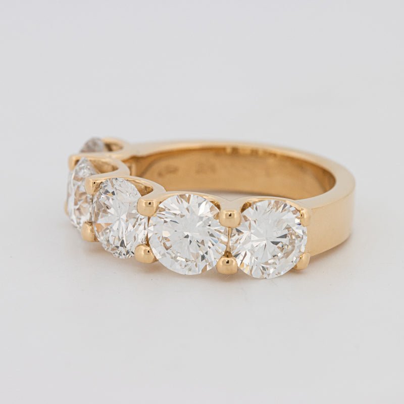 5 Half Round Floating Eternity Ring (LG) - ZIZOV DIAMONDS