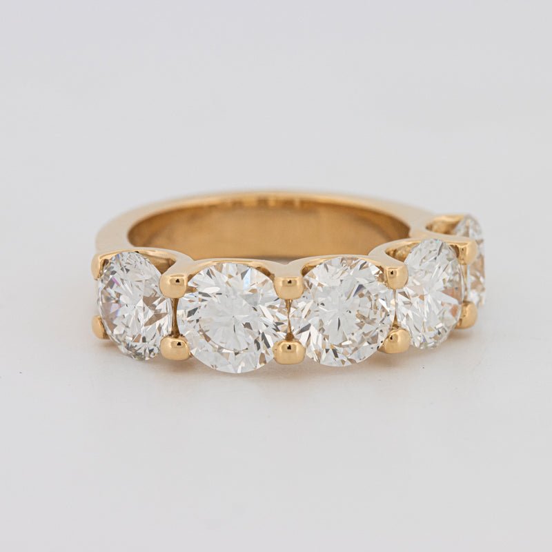 5 Half Round Floating Eternity Ring (LG) - ZIZOV DIAMONDS
