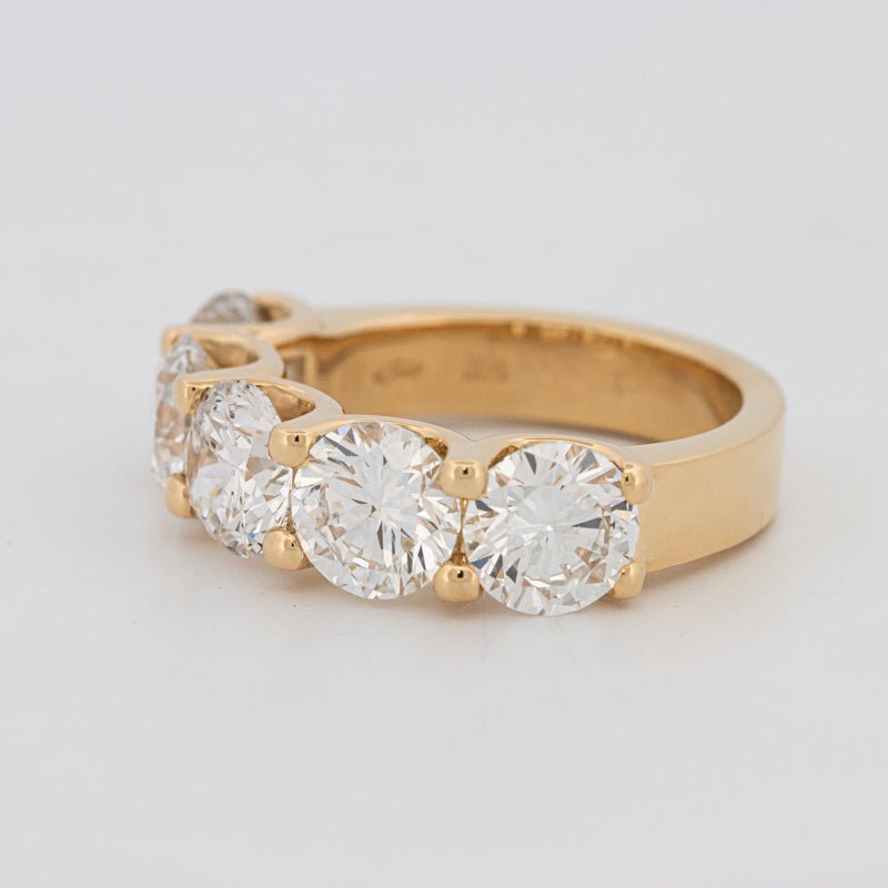 5 Half Round Floating Eternity Ring (LG) - ZIZOV DIAMONDS