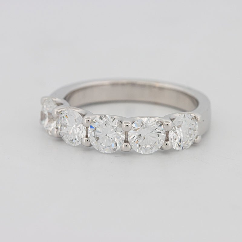 5 Half Round Floating Eternity Ring (LG) - ZIZOV DIAMONDS
