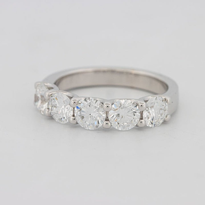 5 Half Round Floating Eternity Ring (LG) - ZIZOV DIAMONDS