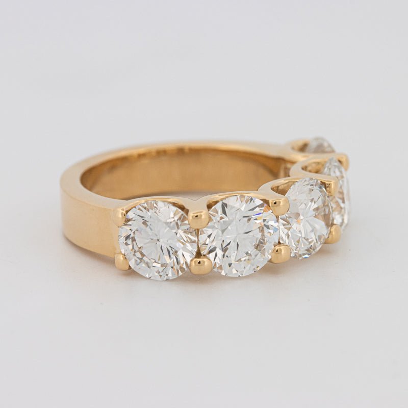 5 Half Round Floating Eternity Ring (LG) - ZIZOV DIAMONDS