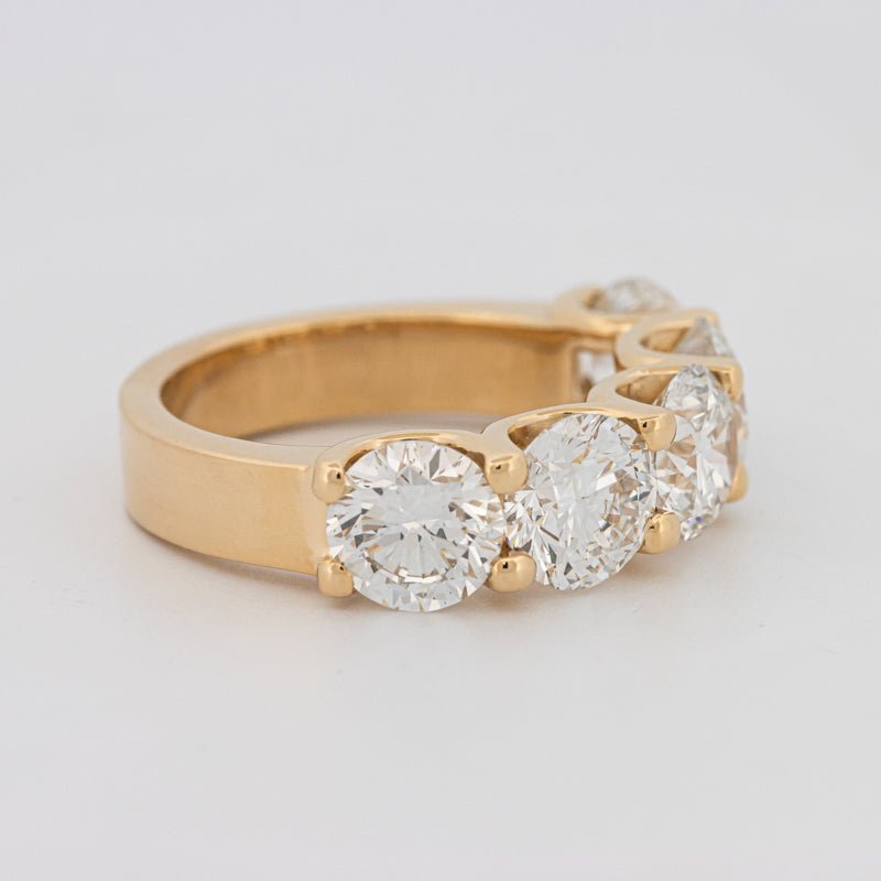 5 Half Round Floating Eternity Ring (LG) - ZIZOV DIAMONDS