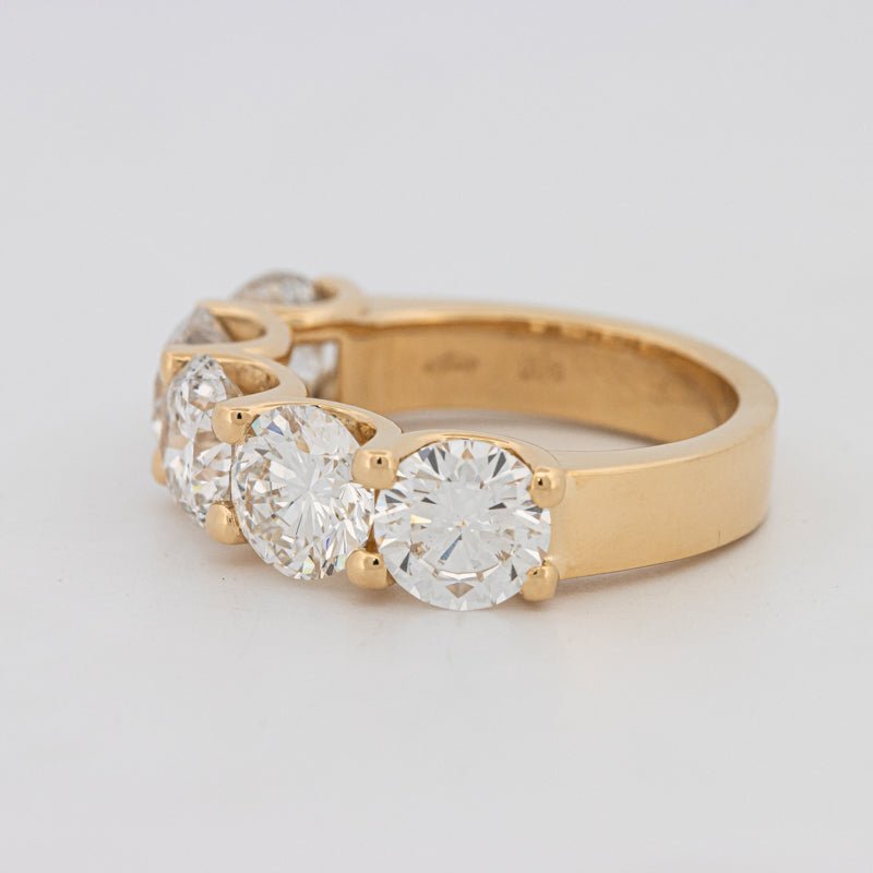 5 Half Round Floating Eternity Ring (LG) - ZIZOV DIAMONDS