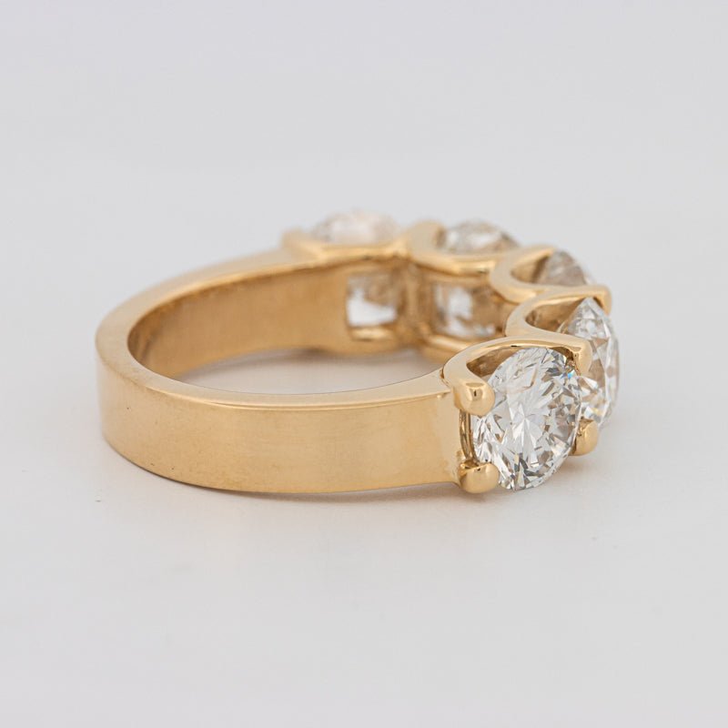 5 Half Round Floating Eternity Ring (LG) - ZIZOV DIAMONDS