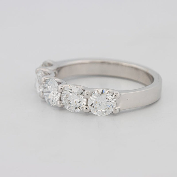 5 Half Round Floating Eternity Ring (LG) - ZIZOV DIAMONDS