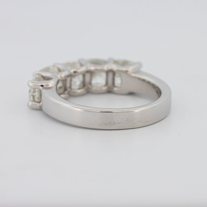 5 Half Square Radiant Eternity Ring - ZIZOV DIAMONDS