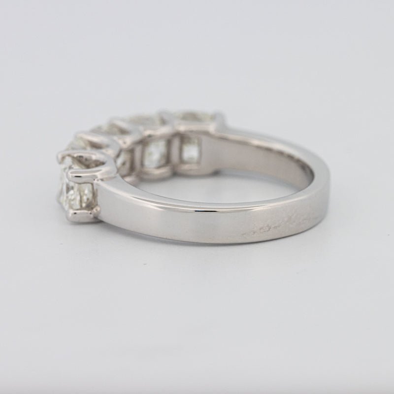 5 Half Square Radiant Eternity Ring - ZIZOV DIAMONDS