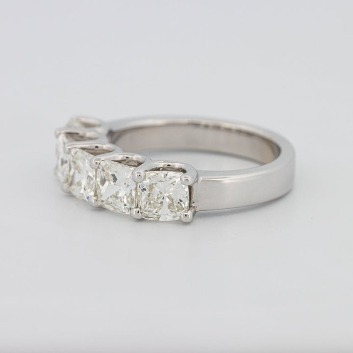 5 Half Square Radiant Eternity Ring - ZIZOV DIAMONDS