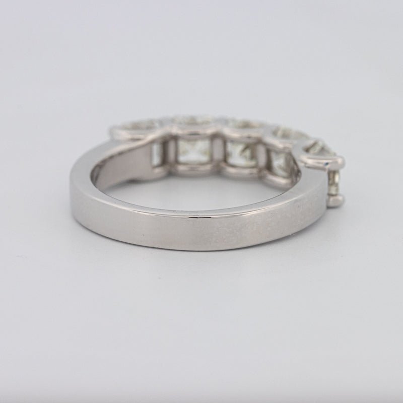 5 Half Square Radiant Eternity Ring - ZIZOV DIAMONDS