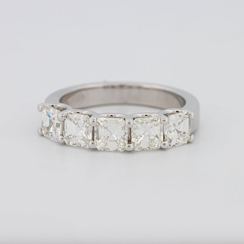 5 Half Square Radiant Eternity Ring - ZIZOV DIAMONDS