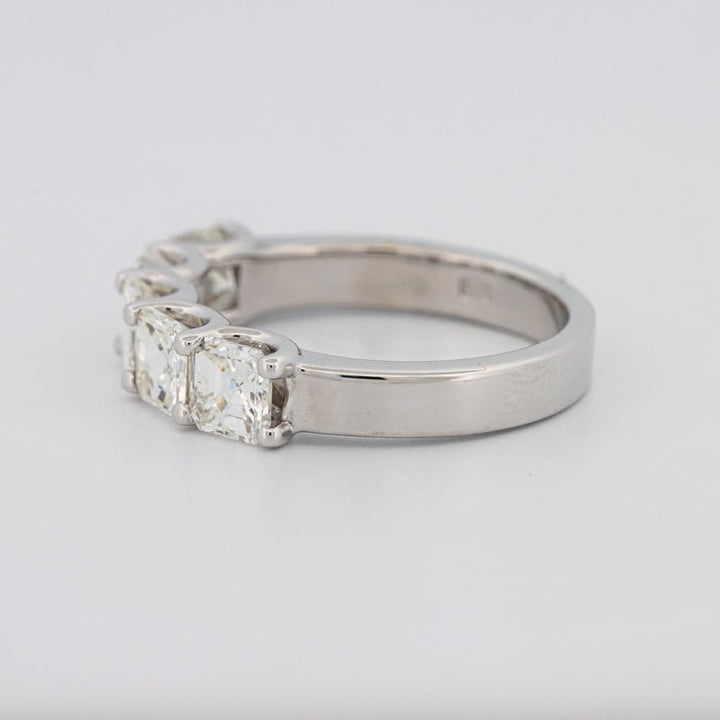 5 Half Square Radiant Eternity Ring - ZIZOV DIAMONDS