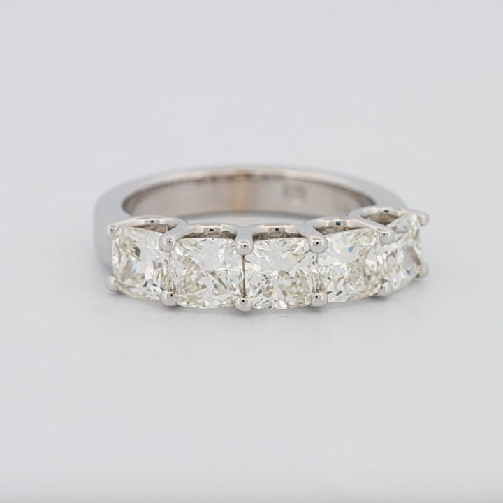 5 Half Square Radiant Eternity Ring - ZIZOV DIAMONDS