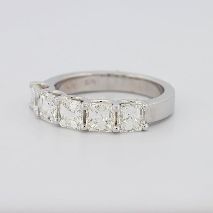 5 Half Square Radiant Eternity Ring - ZIZOV DIAMONDS