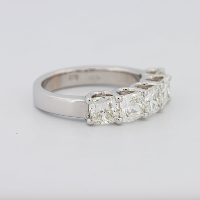 5 Half Square Radiant Eternity Ring - ZIZOV DIAMONDS